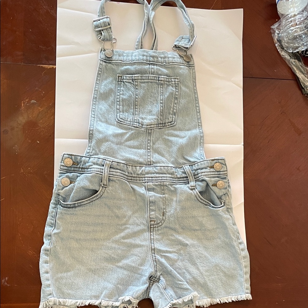 3/$30 Cat & Jack Light Blue Denim Shortalls